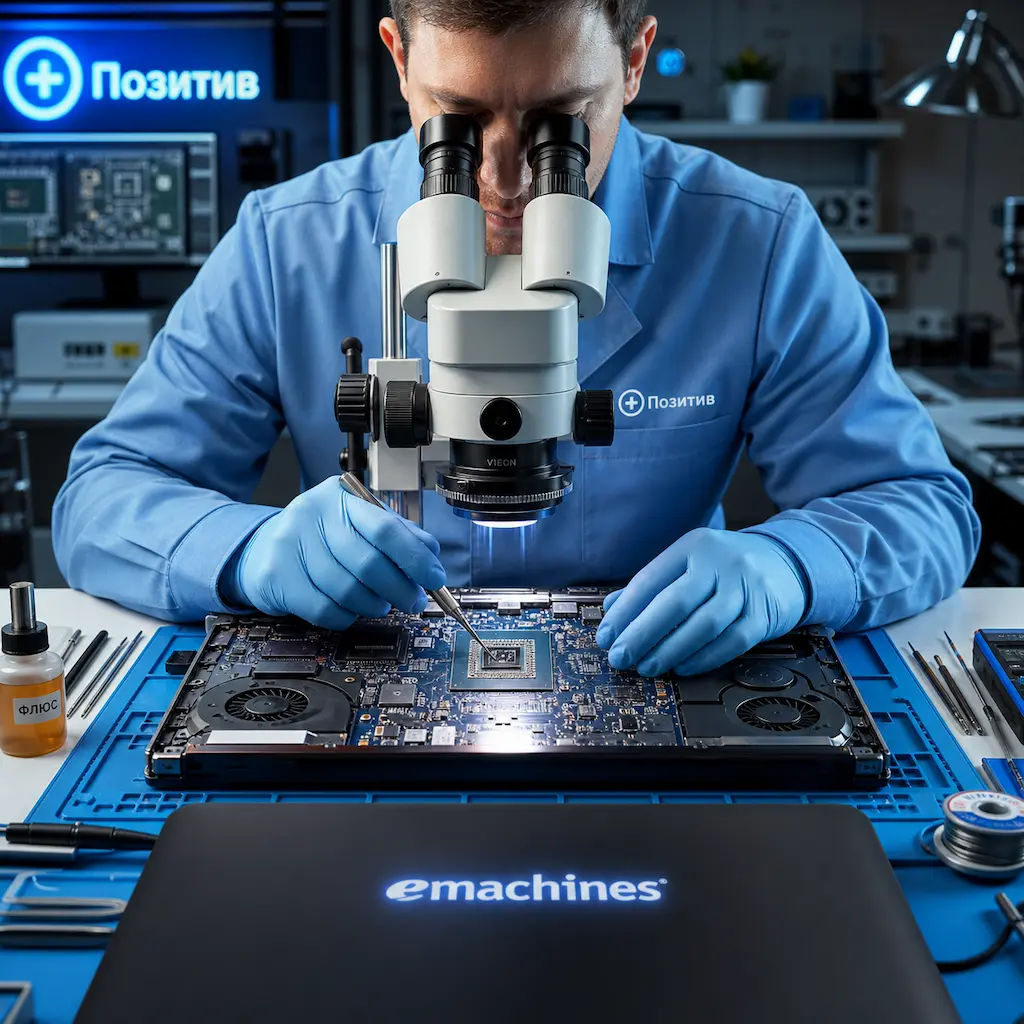 Замена видеокарты ноутбука Emachines в Ростове-на-Дону