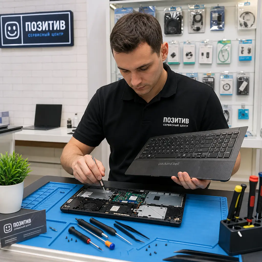заменить клавиатуру на ноутбуке Packard Bell в Ростове-на-Дону