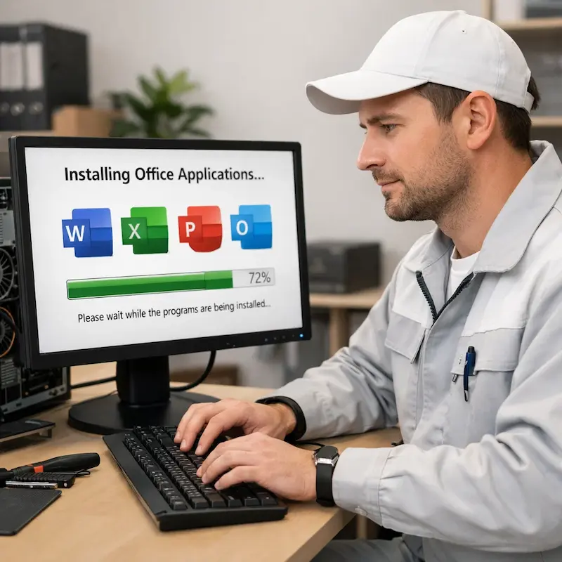 установка офисных программ на компьютер в Ростове на Дону