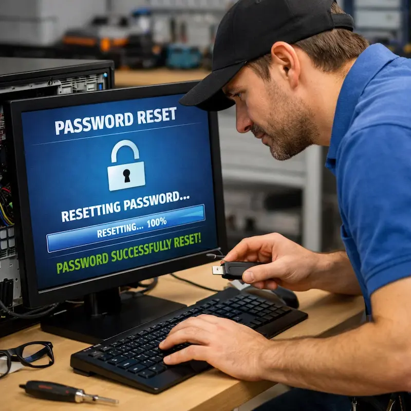 Сброс пароля от компьютера в Ростове на Дону