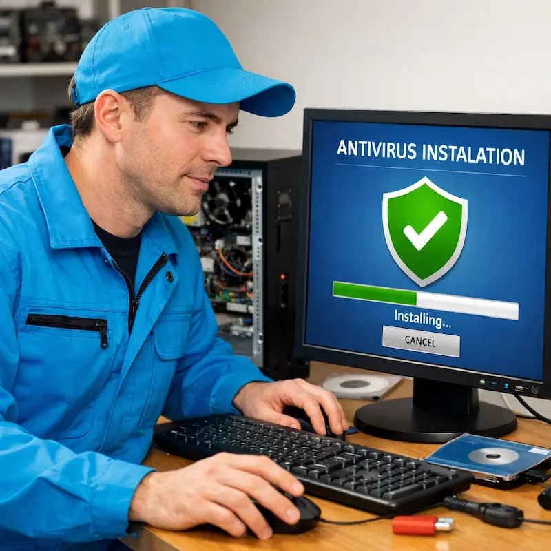 Установка антивируса на ноутбук в Ростове на Дону