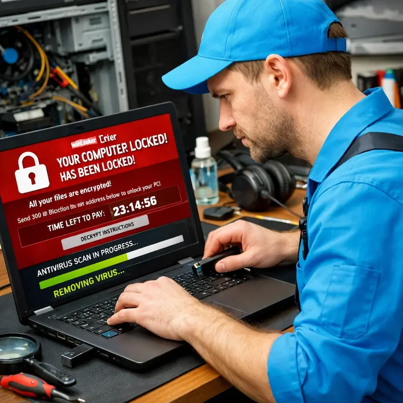 Удалить винлокер в Ростове-на-Дону